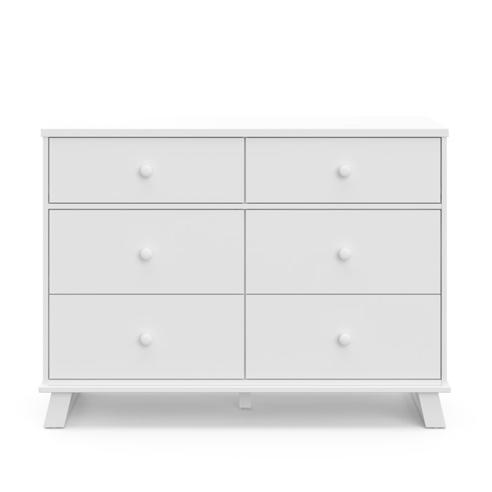 Storkcraft Modern 6 Drawer Double Dresser & Reviews Wayfair